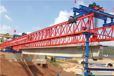 Grue à portique de lancement de poutre