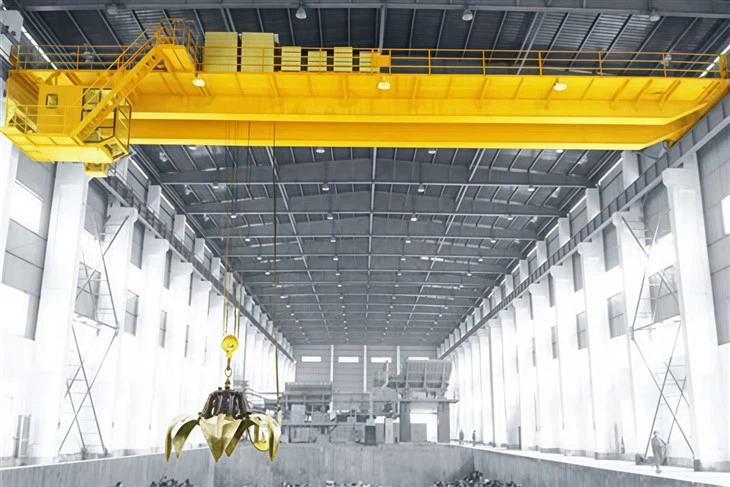 Double Beam Grab Overhead Crane