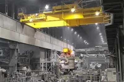 Grue à couler