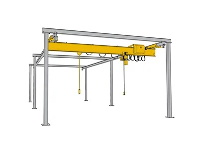 Pont roulant autoportant pour poste de travail
